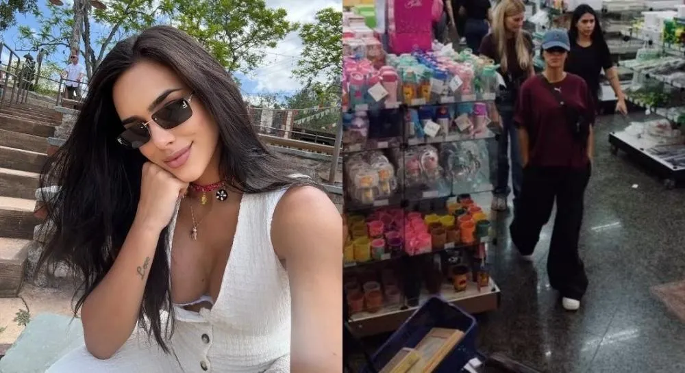 Bruna Biancardi mostra disfarce usado para andar na 25 de Março, em São Paulo