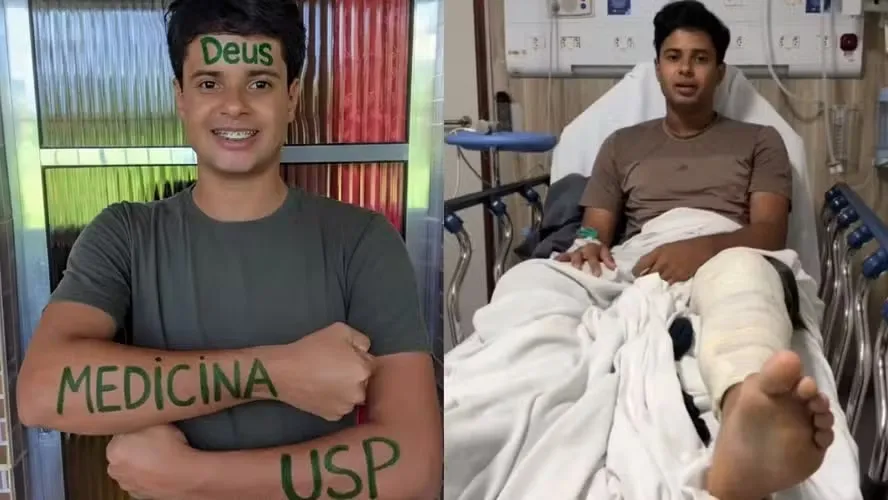 Estudante aprovado em 1º em Medicina na USP é internado na UTI após complicações em cirurgia